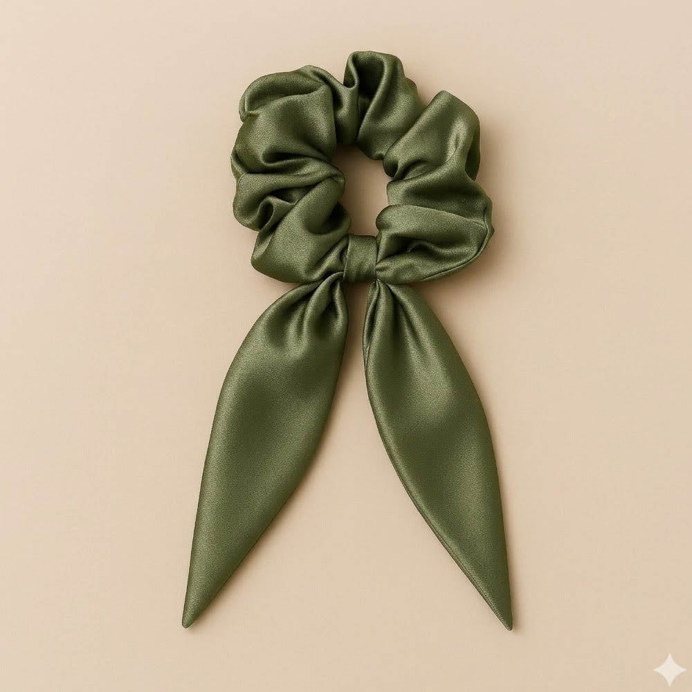 Re.MooN Colorful Satin Scrunchies kity - الصورة 9