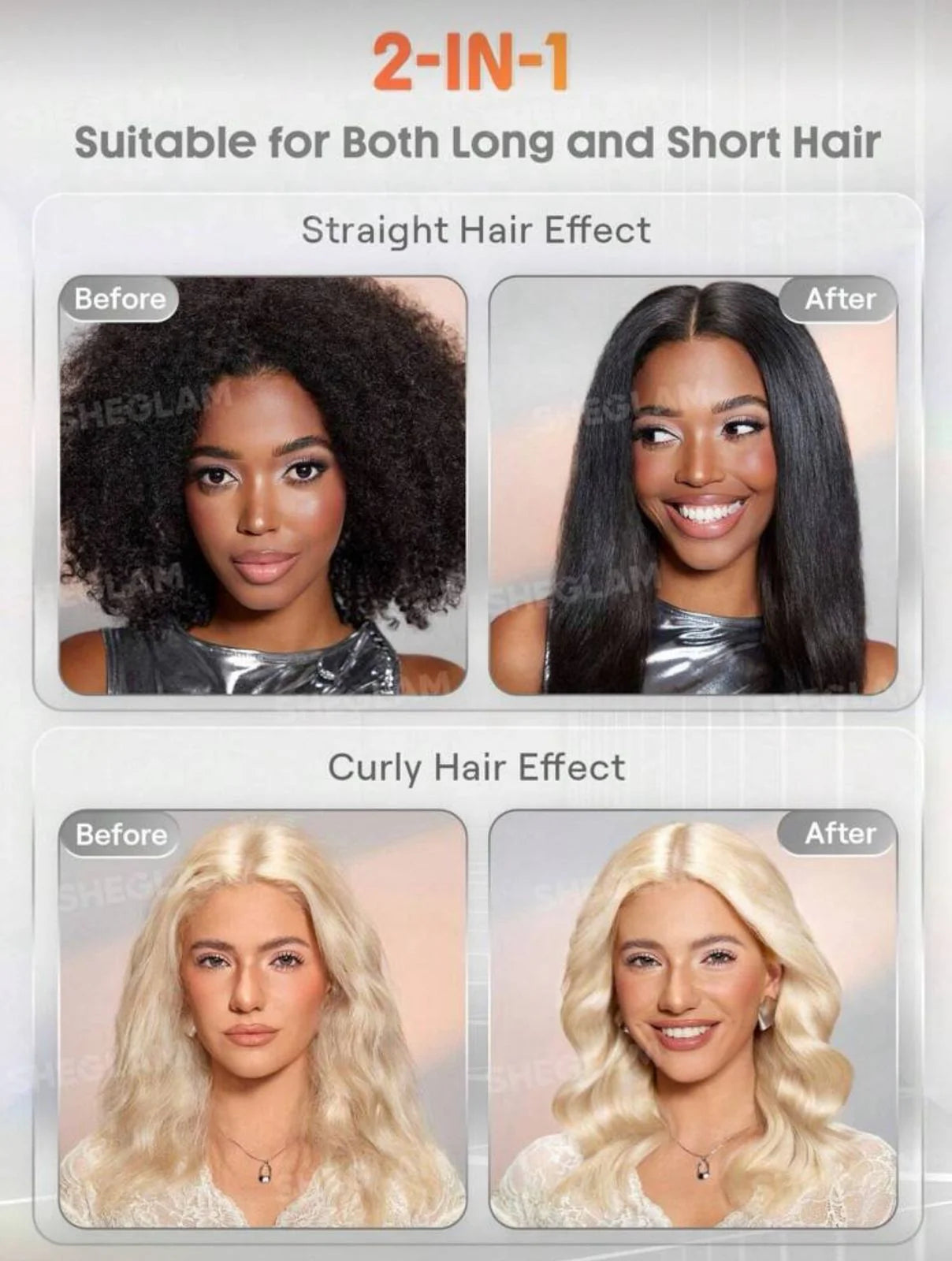 sheglam Sleek Chic Insta-Heat Straight Styler 25mm - الصورة 5