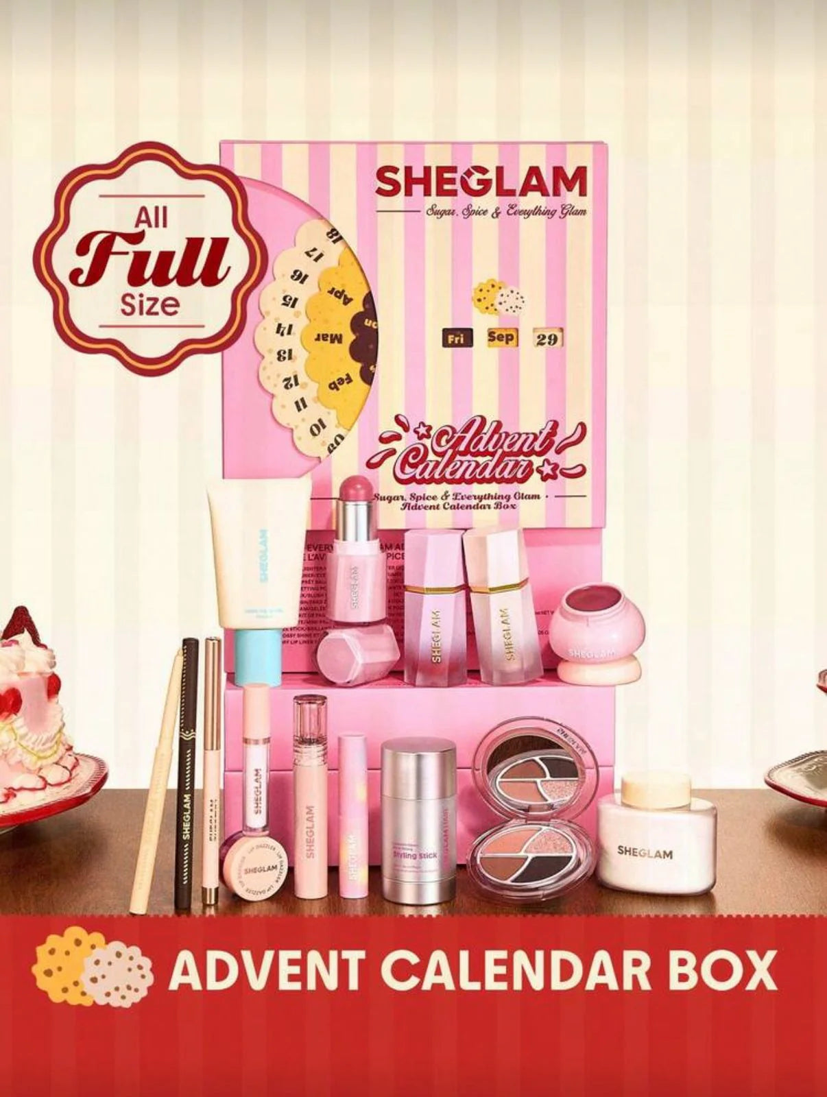 sheglam Sugar Spice and Everything Glam Advent Calendar Box - الصورة 2
