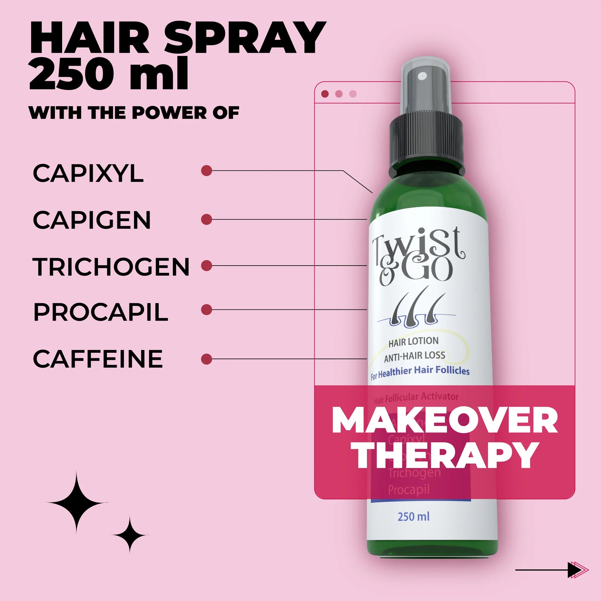 Twist and Go Anti-Hair Loss Lotion 250 Ml - الصورة 5