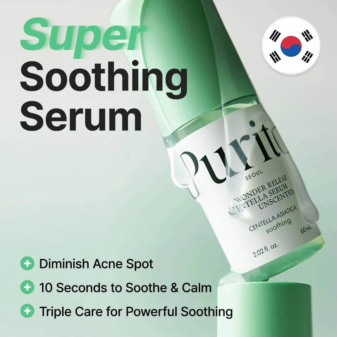 Purito Wonder Releaf Centella Serum Unscented 60ml - الصورة 2