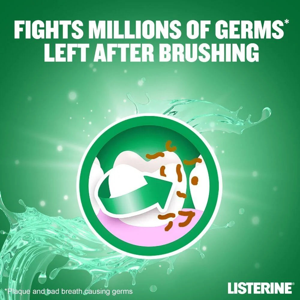 Listerine Natural Green Tea Antiseptic Mouthwash 250 ml - الصورة 6