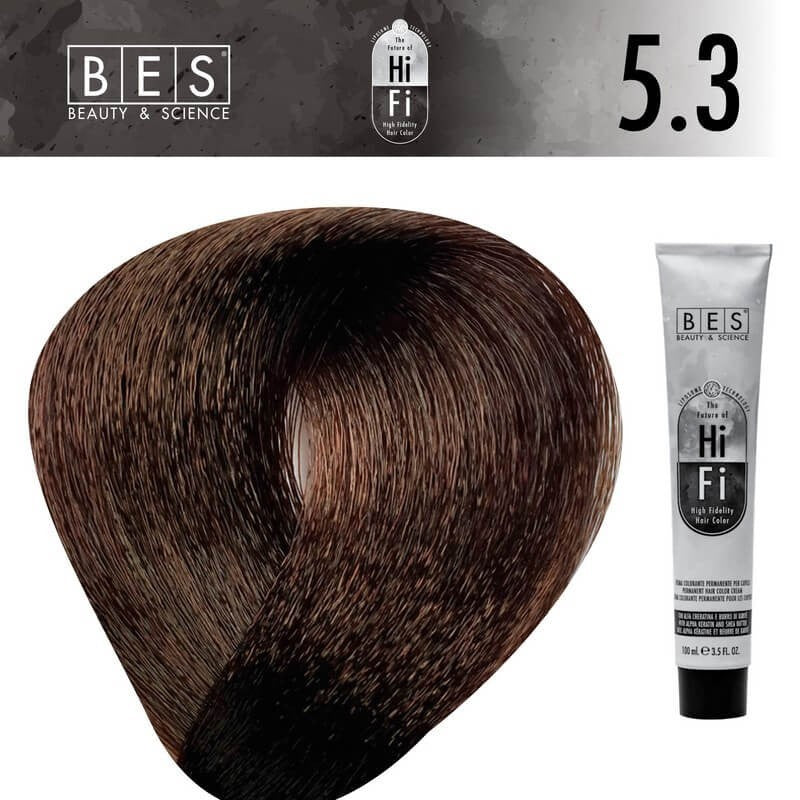 BES HI-FI Hair Color 5.3 100ml