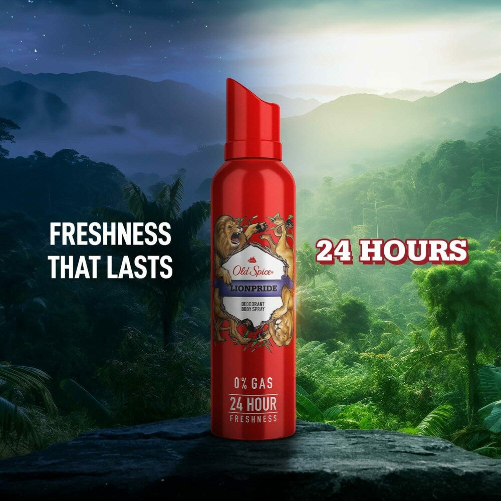 Old Spice Lionpride Deodorant Sprey 140 ML - الصورة 2