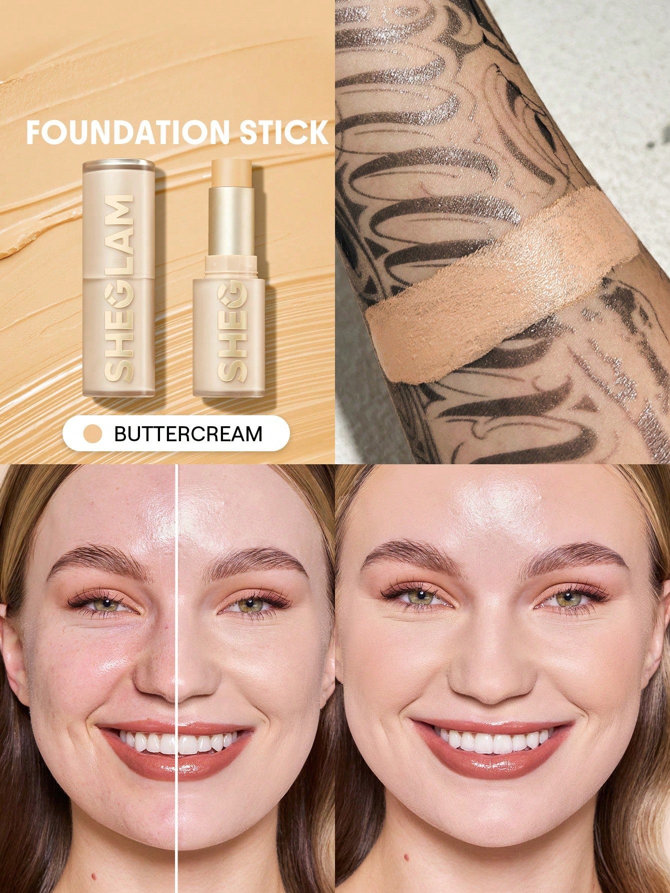 SHEGLAM Skin Magnet High Coverage Foundation Stick - الصورة 21