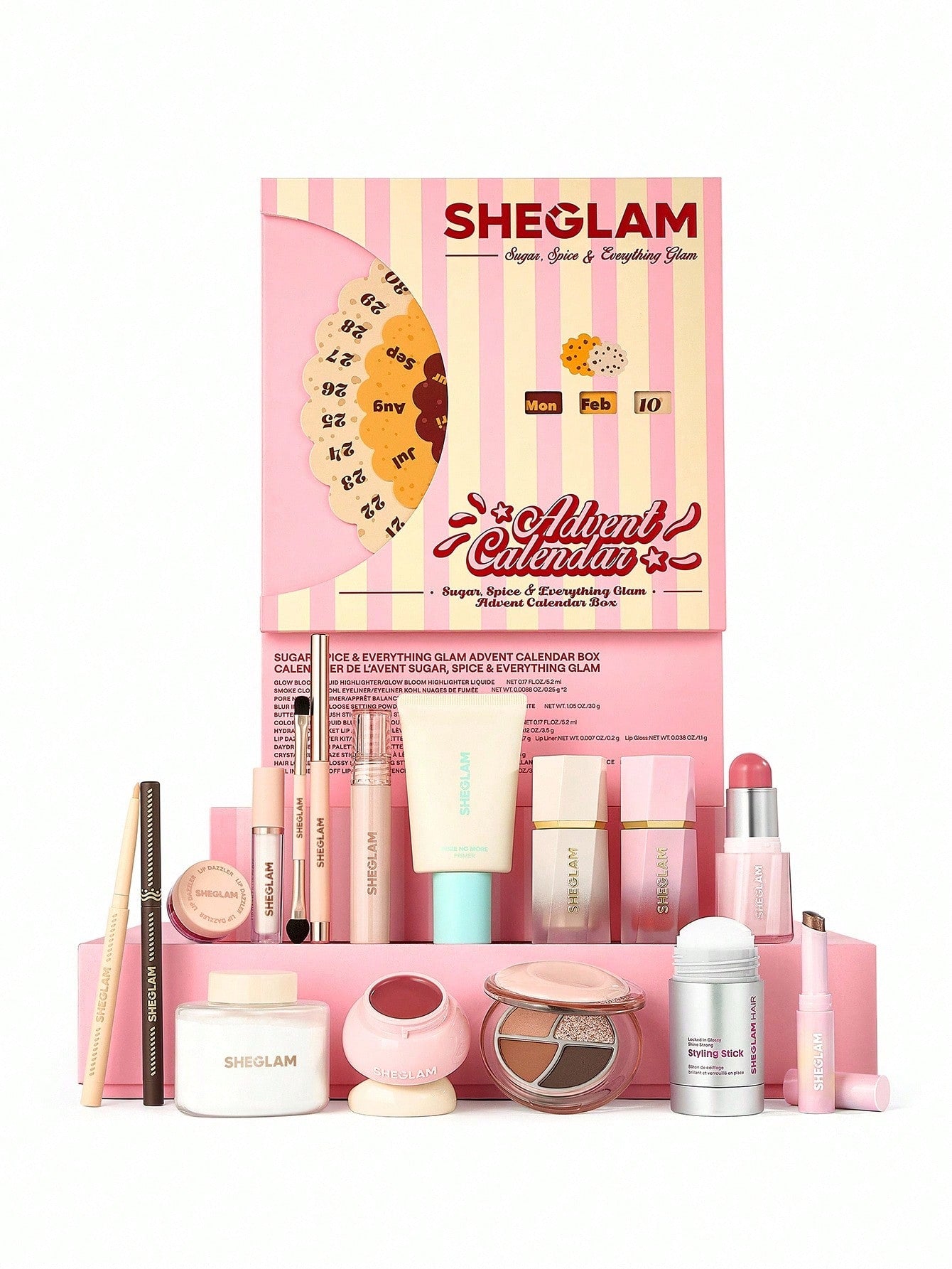 sheglam Sugar Spice and Everything Glam Advent Calendar Box